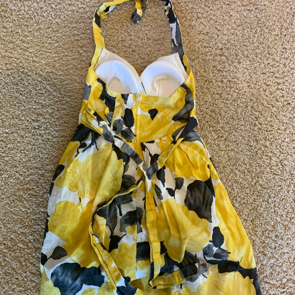 Yellow Halter dress size 9